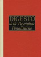 Digesto delle discipline penalistiche vol.9 edito da Utet Giuridica
