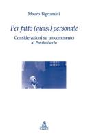 Per fatto (quasi) personale. Considerazioni su un commento al Pasticciaccio di Mauro Bignamini edito da CLUEB