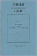 Manzoni e la «Littérature Universelle» di Clara Leri edito da Casa del Manzoni