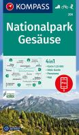 Carta escursionistica n. 206. Nationalpark Gesäuse 1:25.000 edito da Kompass