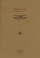 Studi classici e orientali (2014) vol.60 edito da Pisa University Press