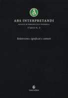 Ars interpretandi (2012) vol.2 edito da Carocci