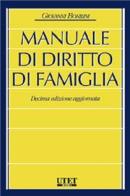 Manuale di diritto di famiglia di Giovanni Bonilini edito da Utet Giuridica