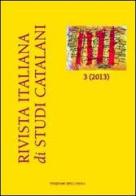 Rivista italiana di studi catalani (2013). Ediz. italiana, inglese e spagnola. Con CD-ROM vol.3 edito da Edizioni dell'Orso