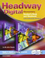 Headway digital. Elementary. Student's book-Workbook with key-My digital book. Con espansione online. Per le Scuole superiori. Con CD-ROM di John Soars, Liz Soars edito da Oxford University Press