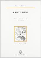 I sette salmi di Francesco Petrarca edito da Edizioni Scientifiche Italiane