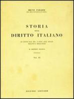 Storia del diritto italiano vol.3 di Bruno Paradisi edito da Liguori