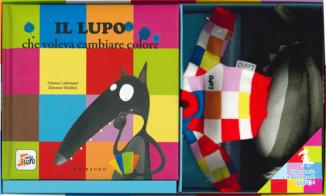 La scatola del lupo che voleva cambiare colore. Amico lupo. Ediz. a colori. Con gadget di Orianne Lallemand edito da Gribaudo