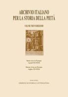 Archivio italiano per la storia della pietà. Ediz. italiana e spagnola vol.33 edito da Storia e Letteratura