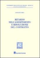 Ritardo nell'adempimento e risoluzione del contratto di Giovanni Iorio edito da Giuffrè