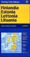 Finlandia, Estonia, Lettonia, Lituania 1:800.000 edito da Touring