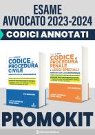 Kit Codici Esame Avvocato 2023: Codice procedura civile annotato con la giurisprudenza-Codice procedura penale di Roberto Garofoli edito da Neldiritto Editore