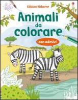 Animali da colorare. Con adesivi di Jessica Greenwell edito da Usborne Publishing