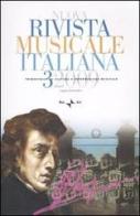 Nuova rivista musicale italiana (2009) vol.3 edito da Rai Libri