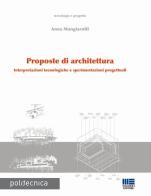 Proposte di architettura edito da Maggioli Editore