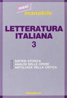 Letteratura italiana. Dal Neoclassicismo ad oggi edito da Manobook