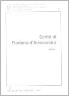Scritti di Floriano D'Alessandro edito da Giuffrè