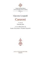Canzoni di Giacomo Leopardi edito da Olschki