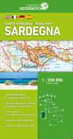 Sardegna. Carta stradale 1:200.000. Ediz. multilingue edito da Libreria Geografica