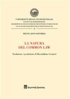 La natura del Common Law di Melvin A. Eisenberg edito da Giuffrè
