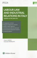 Labour law and industrial relations in Italy. Update to the Jobs Act di Franco Carinci, Emanuele Menegatti edito da Ipsoa