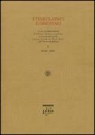 Studi classici e orientali (2002) vol.48 edito da Plus