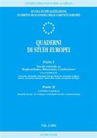 Quaderni di studi europei (2003) vol.2 edito da Giuffrè