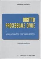 Diritto processuale civile vol.1 di Crisanto Mandrioli edito da Giappichelli