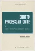 Diritto processuale vol.1 di Crisanto Mandrioli edito da Giappichelli