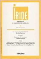 Iride (2010) vol.1 edito da Il Mulino