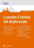 Le procedure di insolvenza nella disciplina europea di Beatrice Armeli edito da Giuffrè