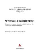 Montagna e Costituzione. La nuova Amministrazione italiana 9 di Bruno Di Giacomo Russo edito da Libellula Edizioni