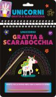 Unicorni. Gratta e scarabocchia. Ediz. a colori. Ediz. a spirale. Con matita di legno edito da Emme Edizioni