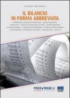 Il bilancio in forma abbreviata di Walter Rotondaro, Paola Zambon edito da Maggioli Editore