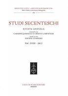 Studi secenteschi vol.58 edito da Olschki