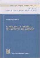 Il principio di variabilità nell'oggetto del giudizio di Mariacarla Giorgetti edito da Giappichelli