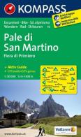 Carta escursionistica n. 76. Pale di San Martino. Adatto a GPS. Digital map. DVD-ROM edito da Kompass