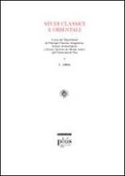 Studi classici e orientali (2004) vol.50 edito da Plus