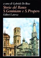 Storia del Banco S. Geminiano e S. Prospero edito da Laterza