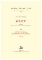Scritti. Storia, civiltà, erudizione romagnola vol.3 di Augusto Campana edito da Storia e Letteratura