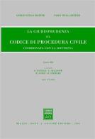 Rassegna di giurisprudenza del Codice di procedura civile vol.3.1 di Giorgio Stella Richter, Paolo Stella Richter edito da Giuffrè