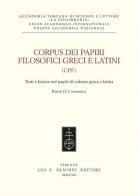 Corpus dei papiri filosofici greci e latini. Testi e lessico nei papiri di cultura greca e latina vol.2 edito da Olschki
