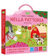 Nella fattoria. Amici animali. Ediz. a colori. Con gioco da tavolo di Jessica Martinello edito da Sassi