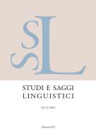 Studi e saggi linguistici (2022) vol.2 edito da Edizioni ETS