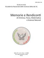 Memorie e rendiconti di chimica, fisica, matematica e scienze naturali edito da Accademia Naz. Scienze XL