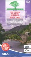 Carta n. 50-5. Gran Paradiso, Val Soana, Valle Orco, Valli di Lanzo 1:50.000 edito da Fraternali Editore