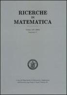 Ricerche di matematica (2002) vol.51.1 edito da Aracne