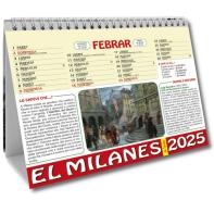 El Milanes 2025. Calendario da tavolo edito da Meravigli