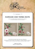 Tea plants. Karkade and yerba mate. Cross stitch and blackwork designs. Ediz. a colori di Valentina Sardu edito da Marcovalerio