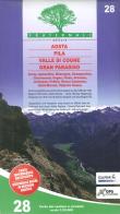 Carta n. 28. Aosta, Pila, Valle di Cogne, Gran Paradiso 1:25.000 edito da Fraternali Editore